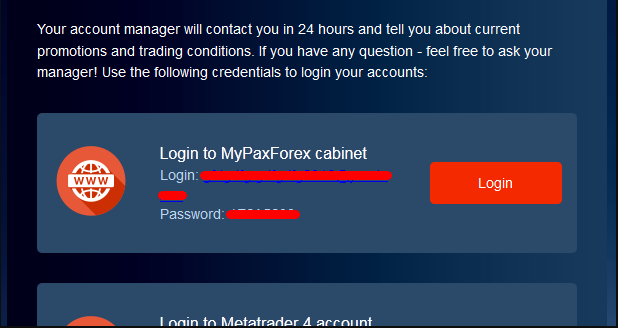 paxforex how to make a deposit login