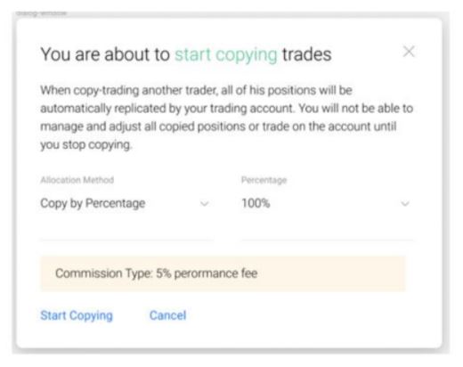 BDSwiss Forex Copy Trading System copy by proportion