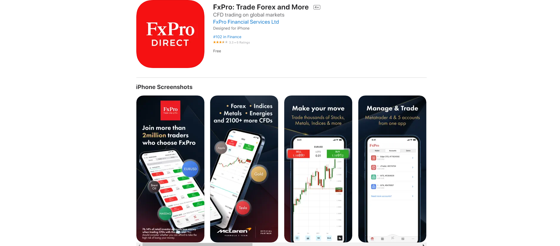 fxpro mobile app