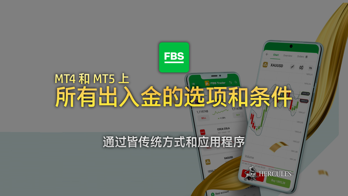 FBS - FBS MT4 和 MT5 上所有存款和提款的选项和条件