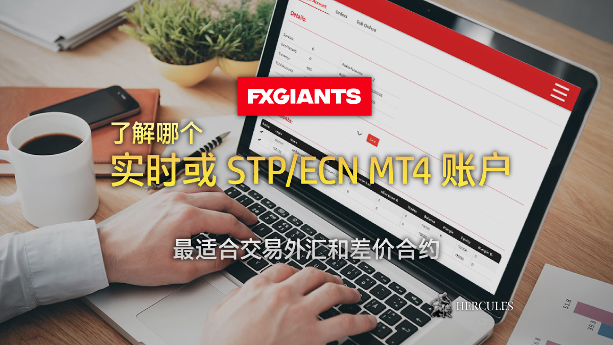 FXGiants - 哪一个 FXGiants MT4 账户类型最适合交易外汇和差价合约？