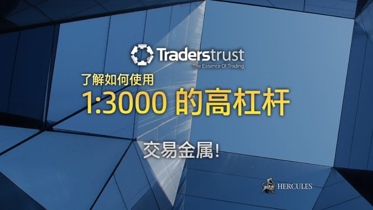 Traders Trust 为所有金属差价合约提供 1:3000 的高杠杆