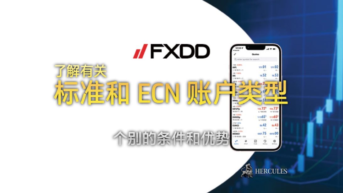 FXDD 标准和 ECN 账户类型 - 哪个更佳