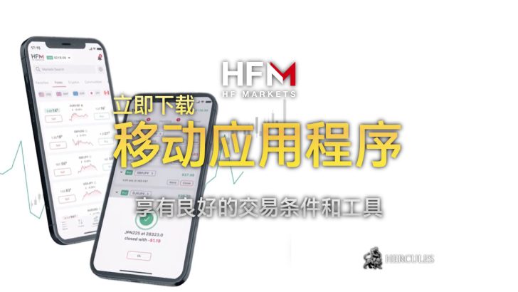 下载 HFM 移动应用程序 - 成为 350 万交易者社区的一部分