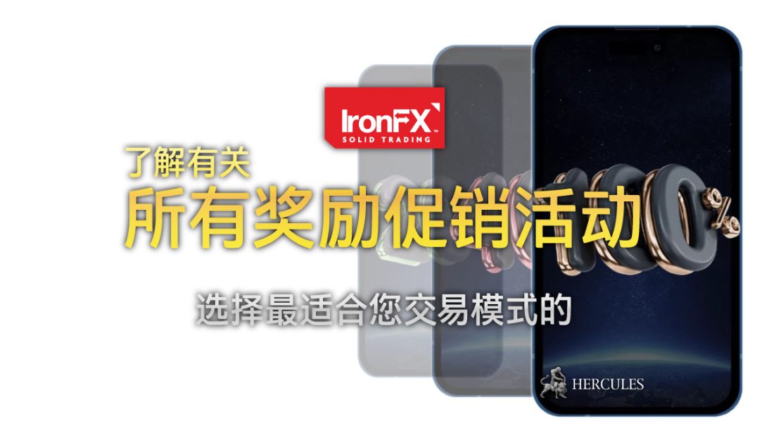 IronFX 的所有奖励促销活动 - 入金奖励、比赛、分享奖励等