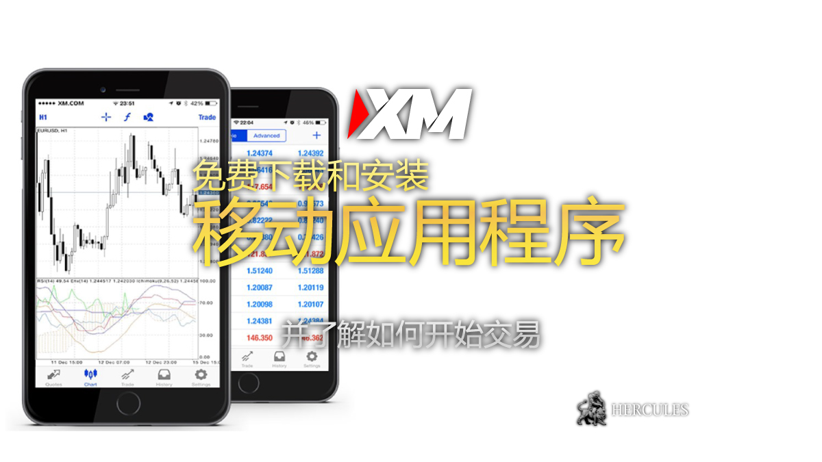 XM - 一切有关 XM 的移动应用程序 | 免费下载和安装并开始交易的说明