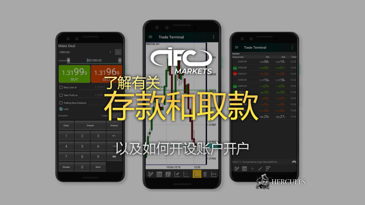 IFC Markets - IFCMarkets 存入和提取资金的条件