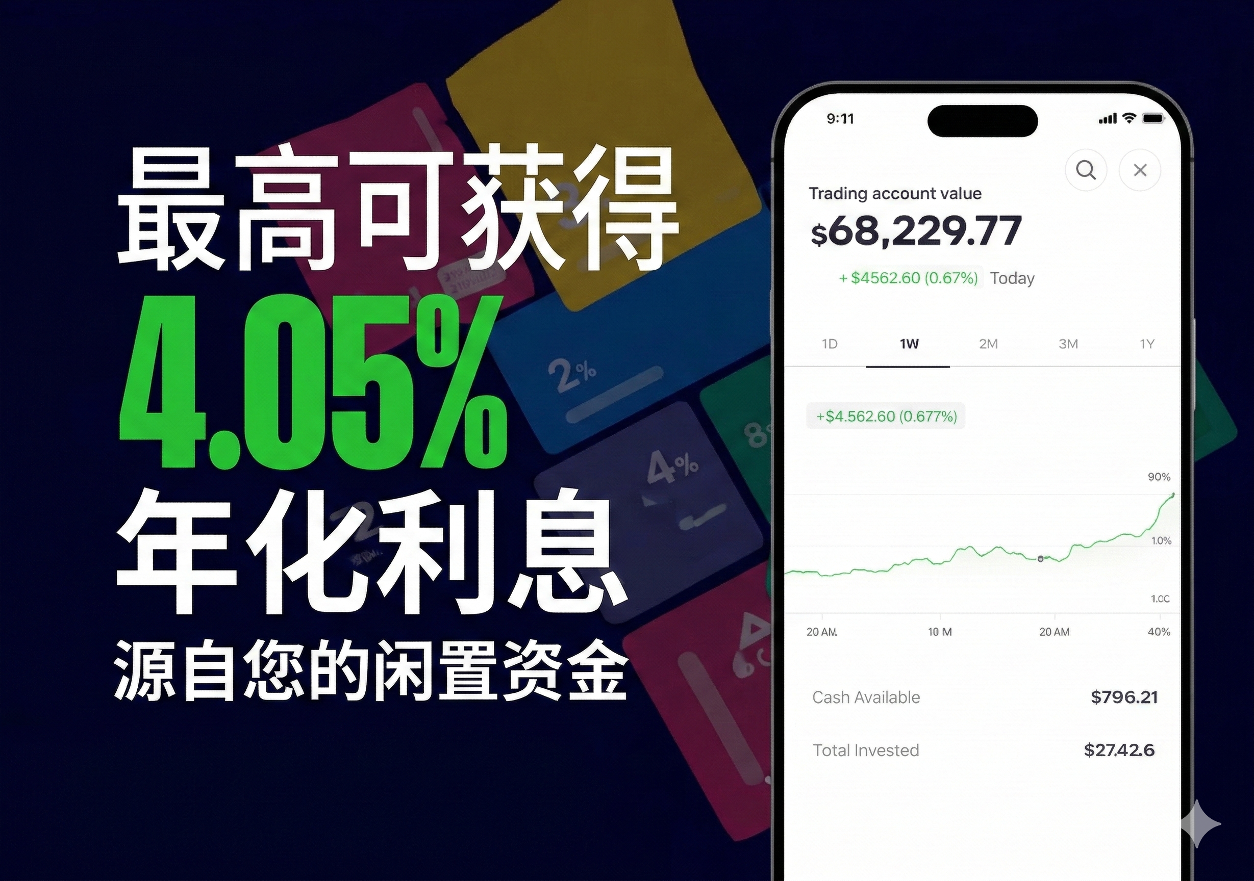 eToro Club 现金利息 - eToro 现金利息详解：eToro Club 等级、可用 USD 现金规则、按日计息、按月入账，以及对外汇保证金的影响。