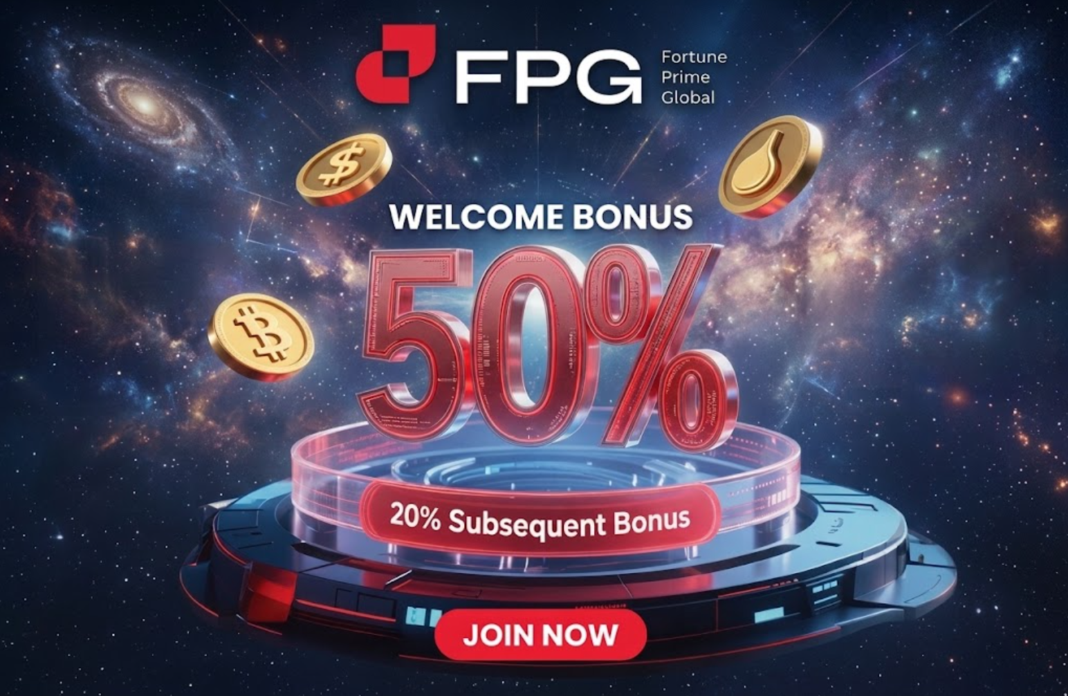 FPG / Fortune Prime Global - 如何领取 FPG 赠金与返佣 Cashback